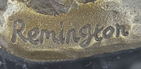 American Classic Western Cowboy Bronze Sculpture Remington Tribute