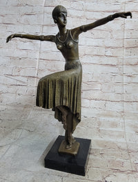 Turkish Dancer Art Deco Bronze Sculpture by D.H. Chiparus