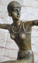 Turkish Dancer Art Deco Bronze Sculpture by D.H. Chiparus