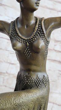 Turkish Dancer Art Deco Bronze Sculpture by D.H. Chiparus
