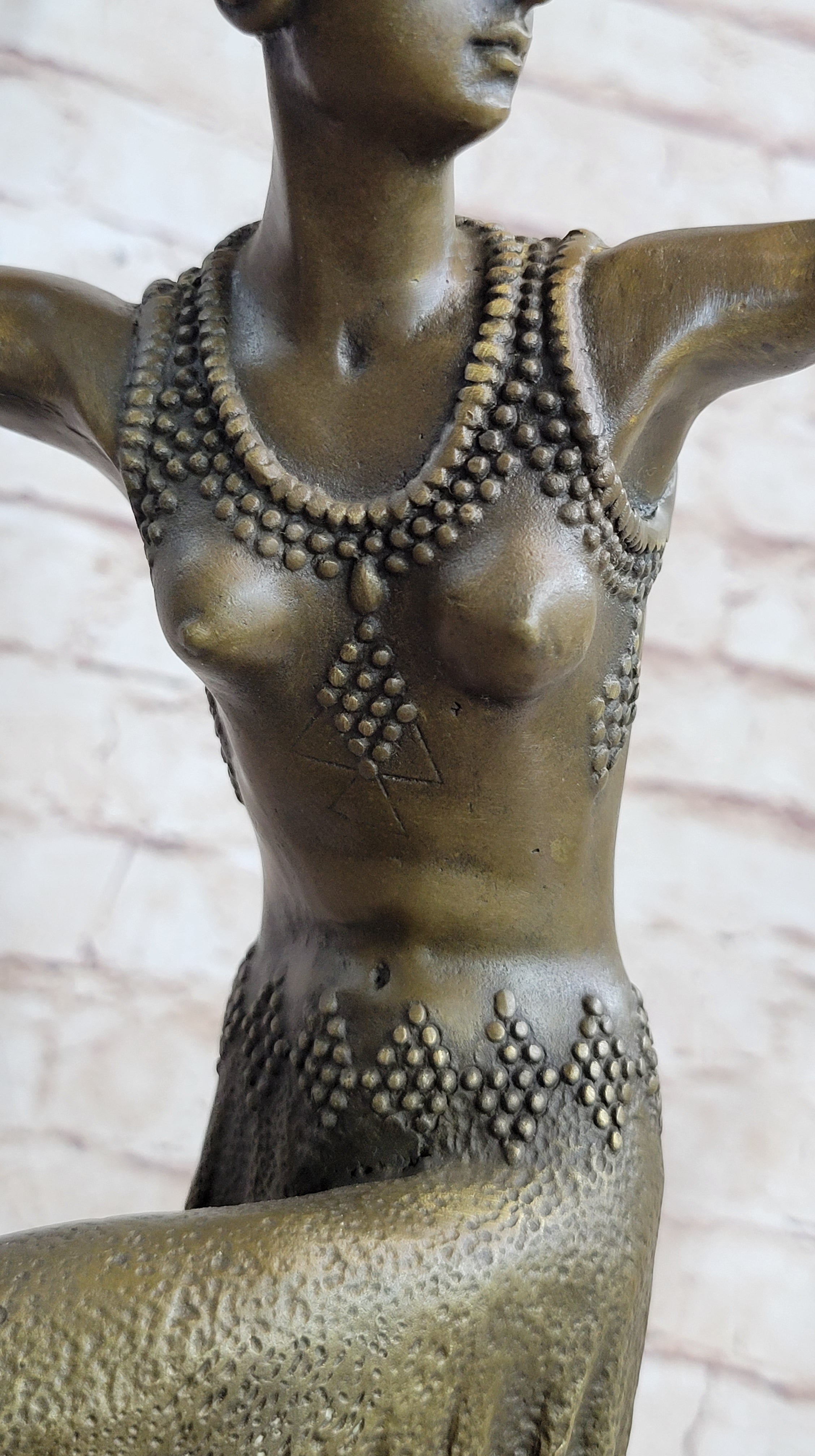 Turkish Dancer Art Deco Bronze Sculpture by D.H. Chiparus