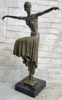 Turkish Dancer Art Deco Bronze Sculpture by D.H. Chiparus