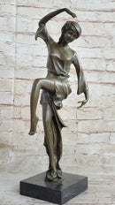 Signed D.H. Chiparus Art Nouveau Gypsy Dancer Bronze