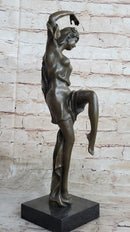 Signed D.H. Chiparus Art Nouveau Gypsy Dancer Bronze