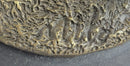 Bronze Vintage Golfer Female Golfing Trophy Marble Figure