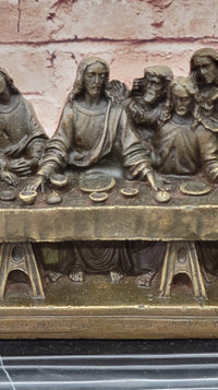 The Last Supper by Leonardo Da Vinci Bronze Art