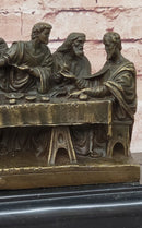 The Last Supper by Leonardo Da Vinci Bronze Art