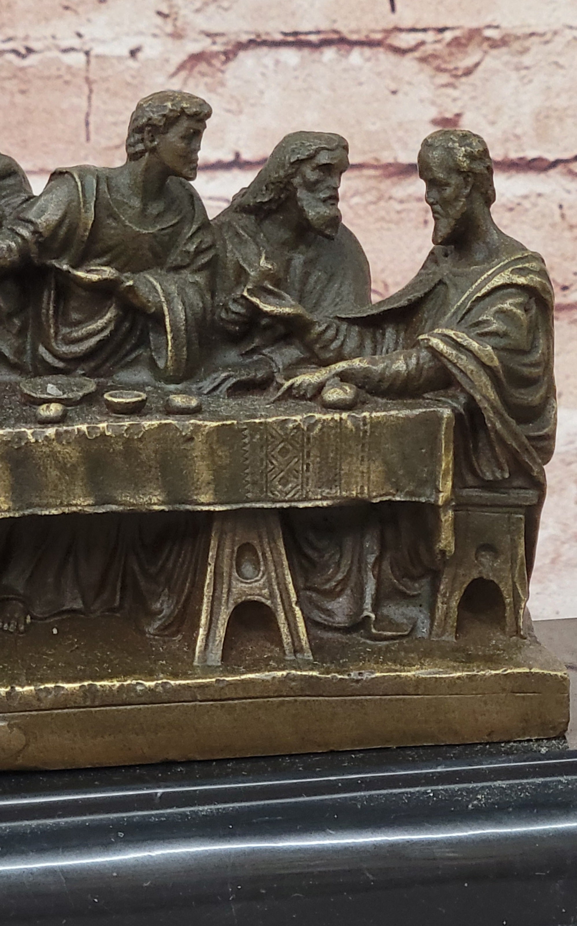 The Last Supper by Leonardo Da Vinci Bronze Art