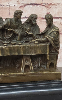 The Last Supper by Leonardo Da Vinci Bronze Art