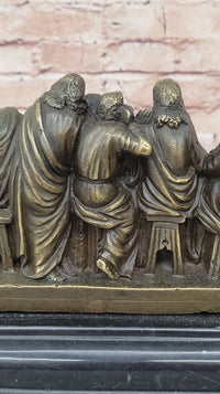 The Last Supper by Leonardo Da Vinci Bronze Art