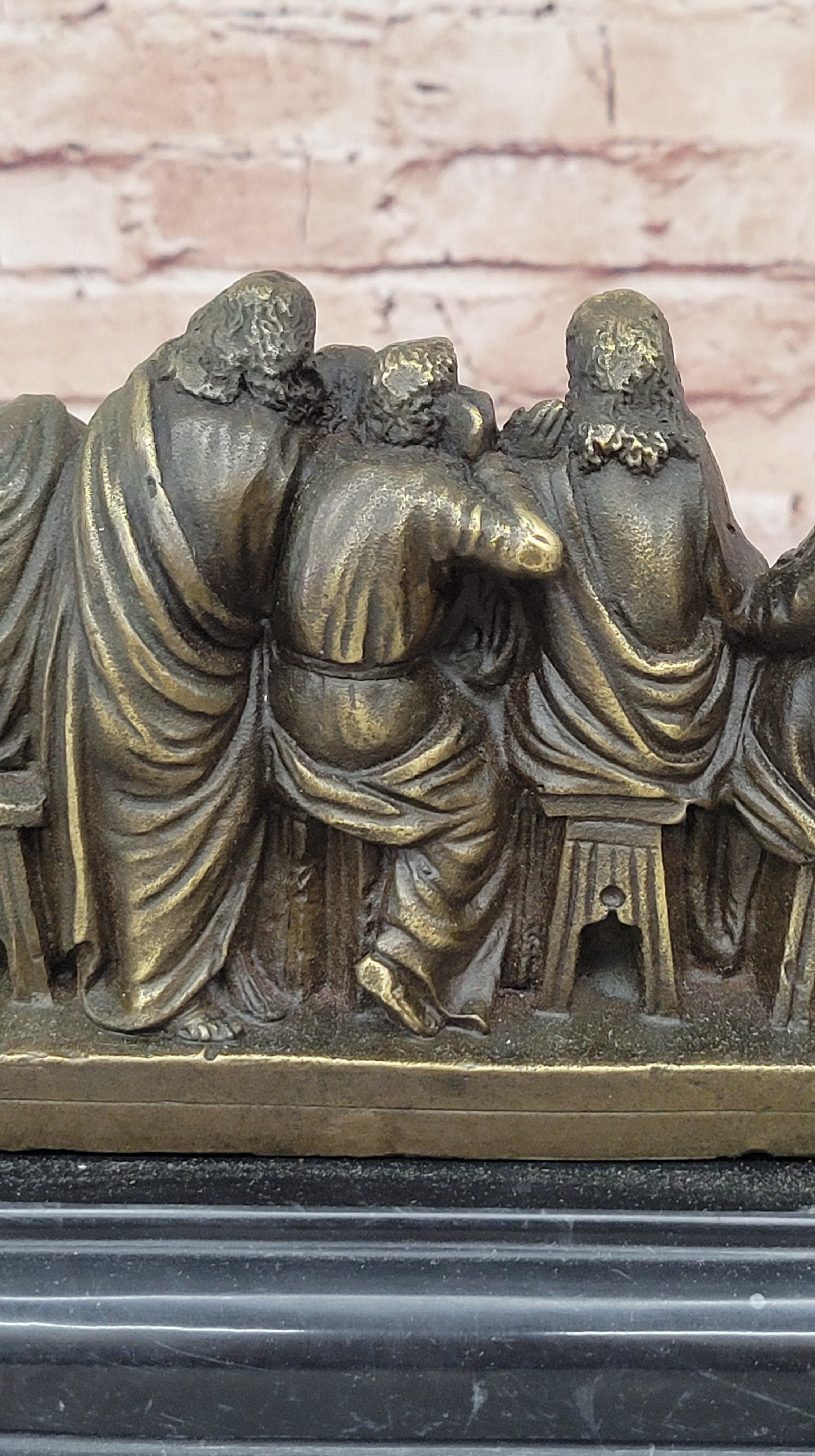 The Last Supper by Leonardo Da Vinci Bronze Art