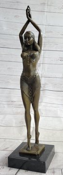 Chiparus Star Dancer Art Deco Bronze Sculpture 14" x 7"
