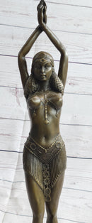 Chiparus Star Dancer Art Deco Bronze Sculpture 14" x 7"