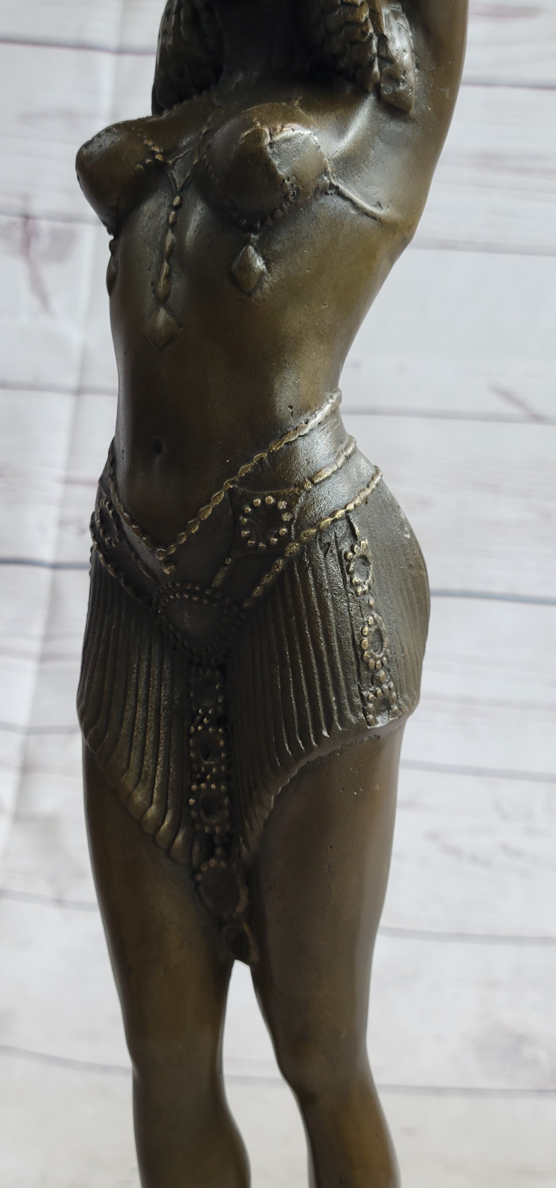 Chiparus Star Dancer Art Deco Bronze Sculpture 14" x 7"