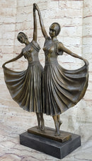 Chiparus Gemini Twin Russian Dancers Art Deco Sculpture