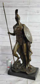 Greek Warrior Achilles Hercules Odysseus Bronze Sculpture