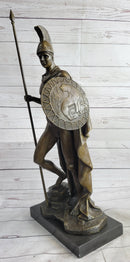 Greek Warrior Achilles Hercules Odysseus Bronze Sculpture