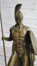 Greek Warrior Achilles Hercules Odysseus Bronze Sculpture