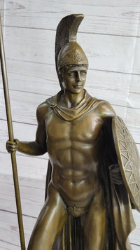 Greek Warrior Achilles Hercules Odysseus Bronze Sculpture