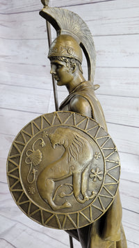 Greek Warrior Achilles Hercules Odysseus Bronze Sculpture