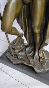 Greek Warrior Achilles Hercules Odysseus Bronze Sculpture