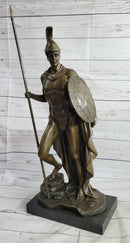 Greek Warrior Achilles Hercules Odysseus Bronze Sculpture