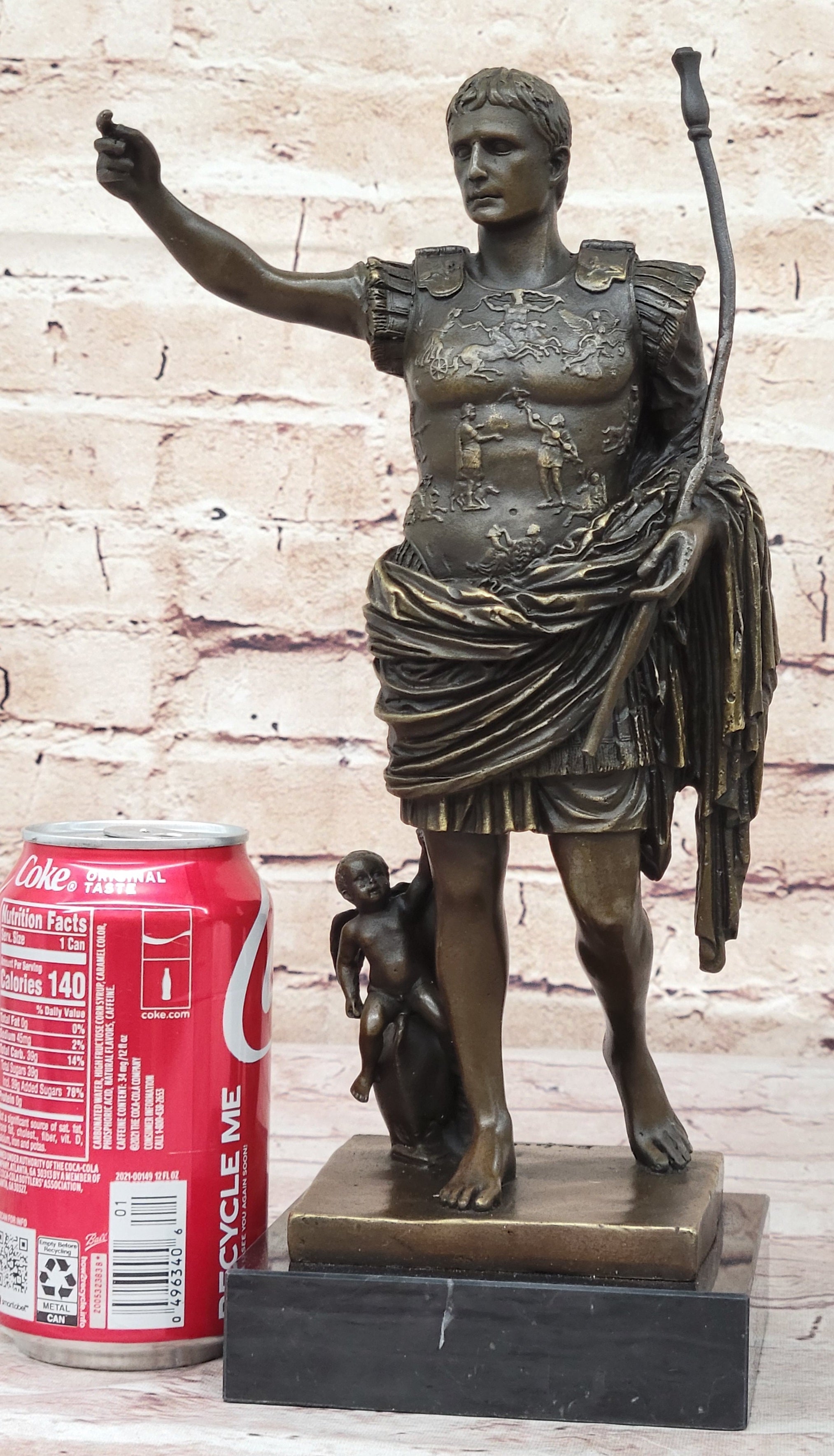 Augustus of Prima Porta - Bronze Sculpture Replica