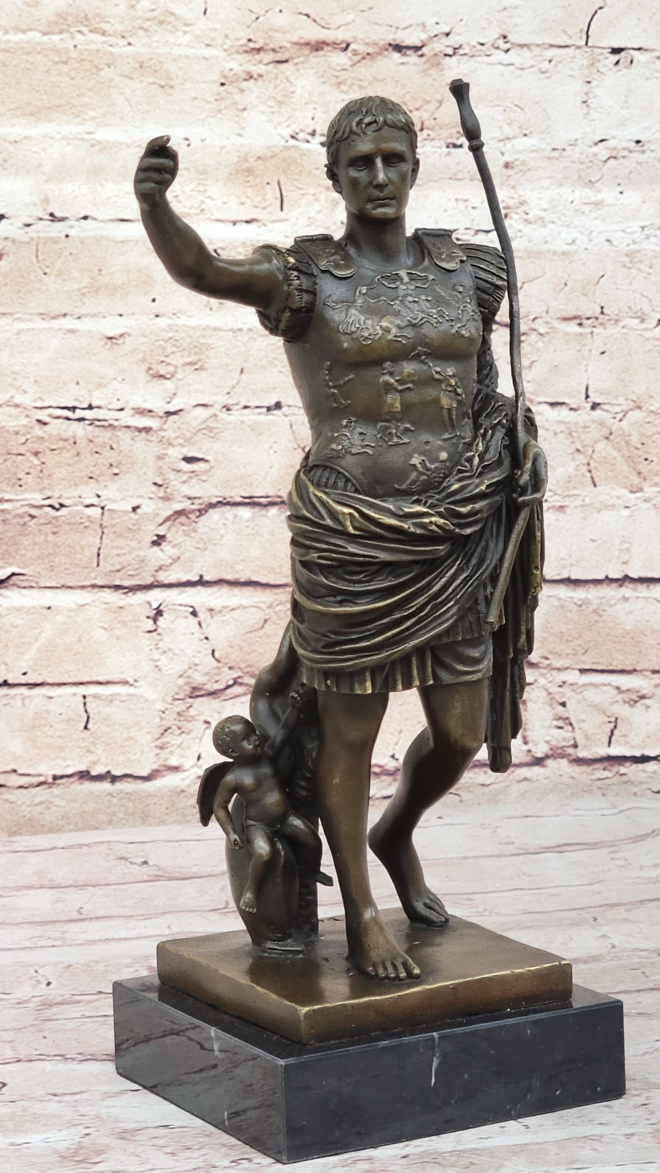 Augustus of Prima Porta - Bronze Sculpture Replica