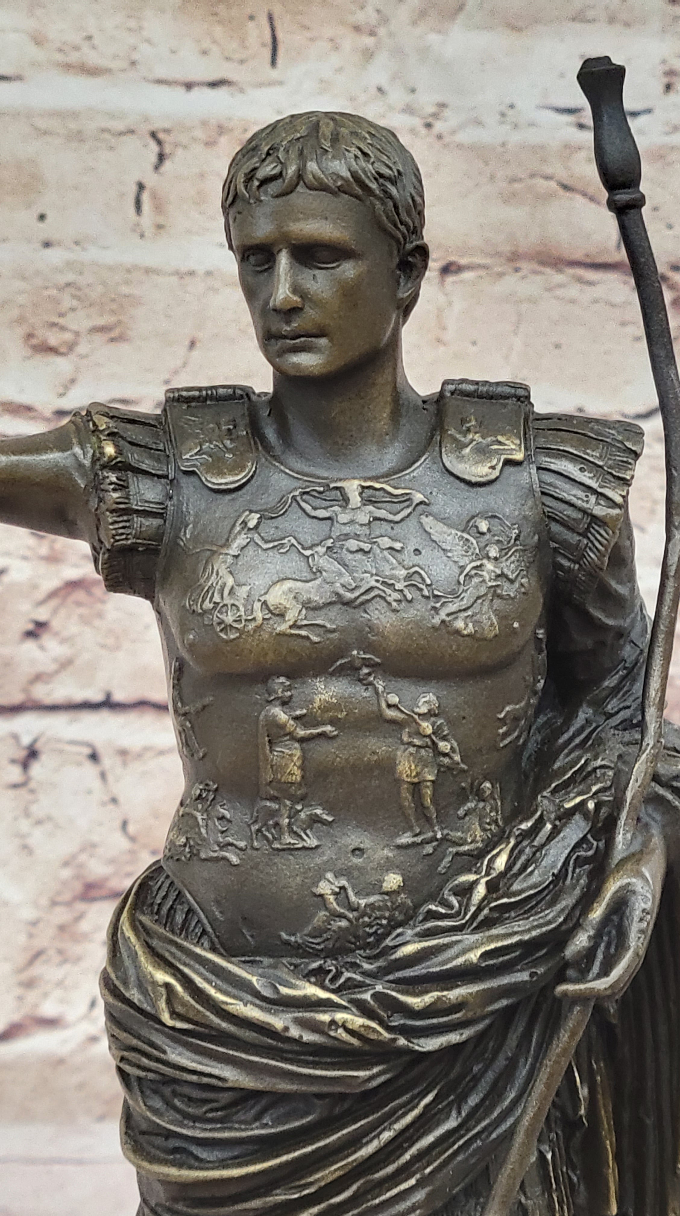 Augustus of Prima Porta - Bronze Sculpture Replica