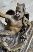 Saint Michael Archangel Slaying Lucifer Bronze Sculpture