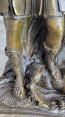 Saint Michael Archangel Slaying Lucifer Bronze Sculpture