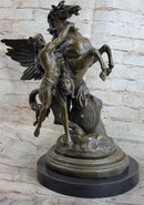 Perseus and Pegasus with Medusa Head Bronze 18" x 12"