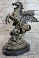 Perseus and Pegasus with Medusa Head Bronze 18" x 12"