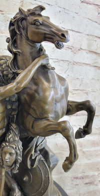 Perseus and Pegasus with Medusa Head Bronze 18" x 12"