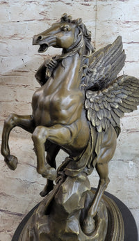 Perseus and Pegasus with Medusa Head Bronze 18" x 12"