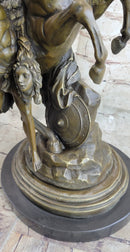 Perseus and Pegasus with Medusa Head Bronze 18" x 12"