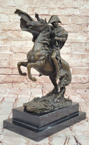 Napoleon Crossing the Alps Bronze Sculpture Replica 12" x 10"