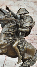 Napoleon Crossing the Alps Bronze Sculpture Replica 12" x 10"
