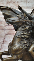Napoleon Crossing the Alps Bronze Sculpture Replica 12" x 10"