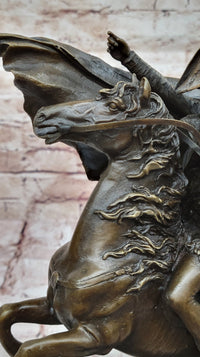 Napoleon Crossing the Alps Bronze Sculpture Replica 12" x 10"
