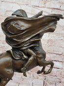 Napoleon Crossing the Alps Bronze Sculpture Replica 12" x 10"