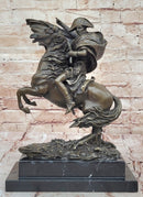 Napoleon Crossing the Alps Bronze Sculpture Replica 12" x 10"