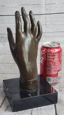 Hot Cast Salvador Dali Female Hand Genuine Bronze Sculpture