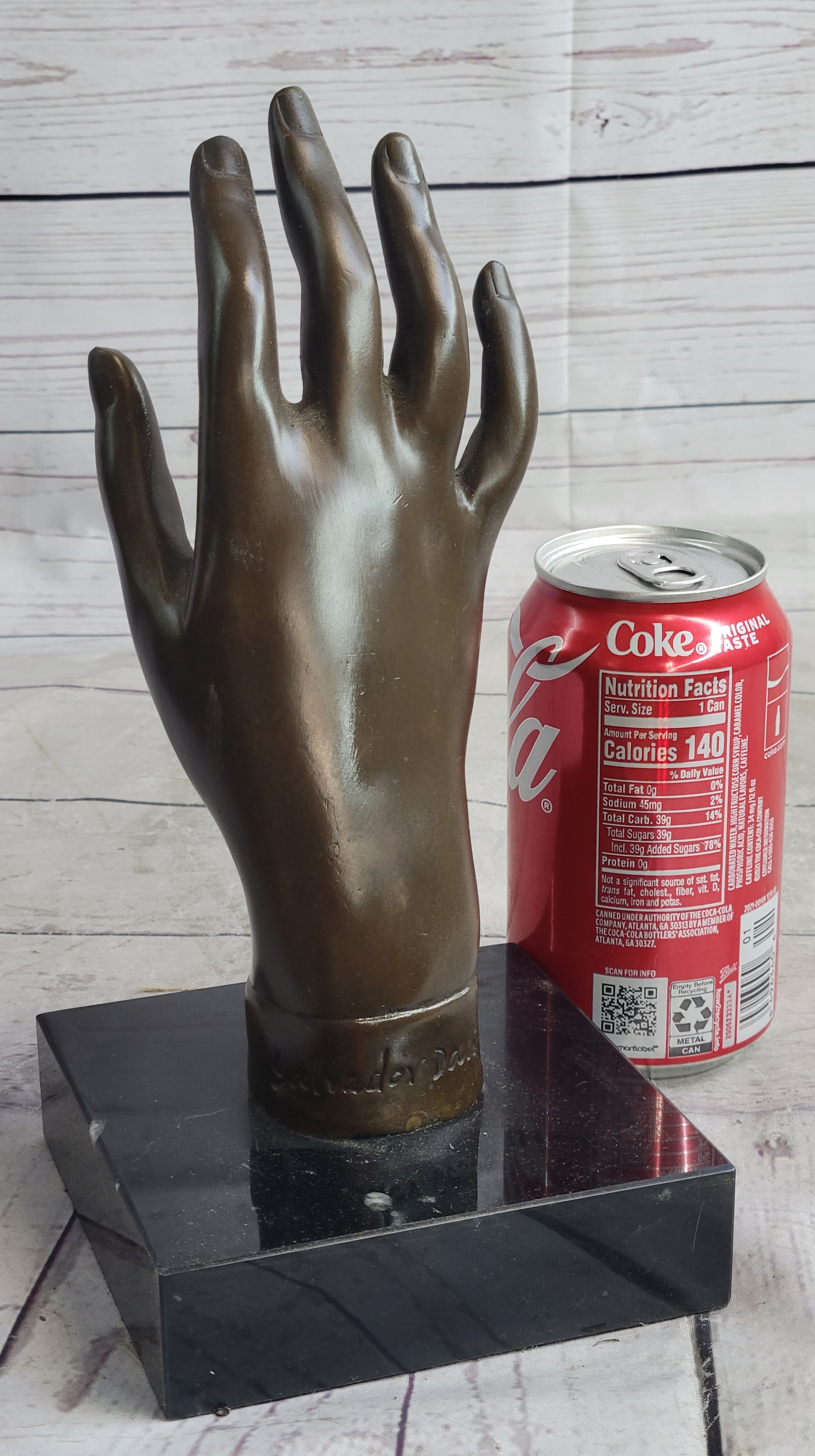 Hot Cast Salvador Dali Female Hand Genuine Bronze Sculpture