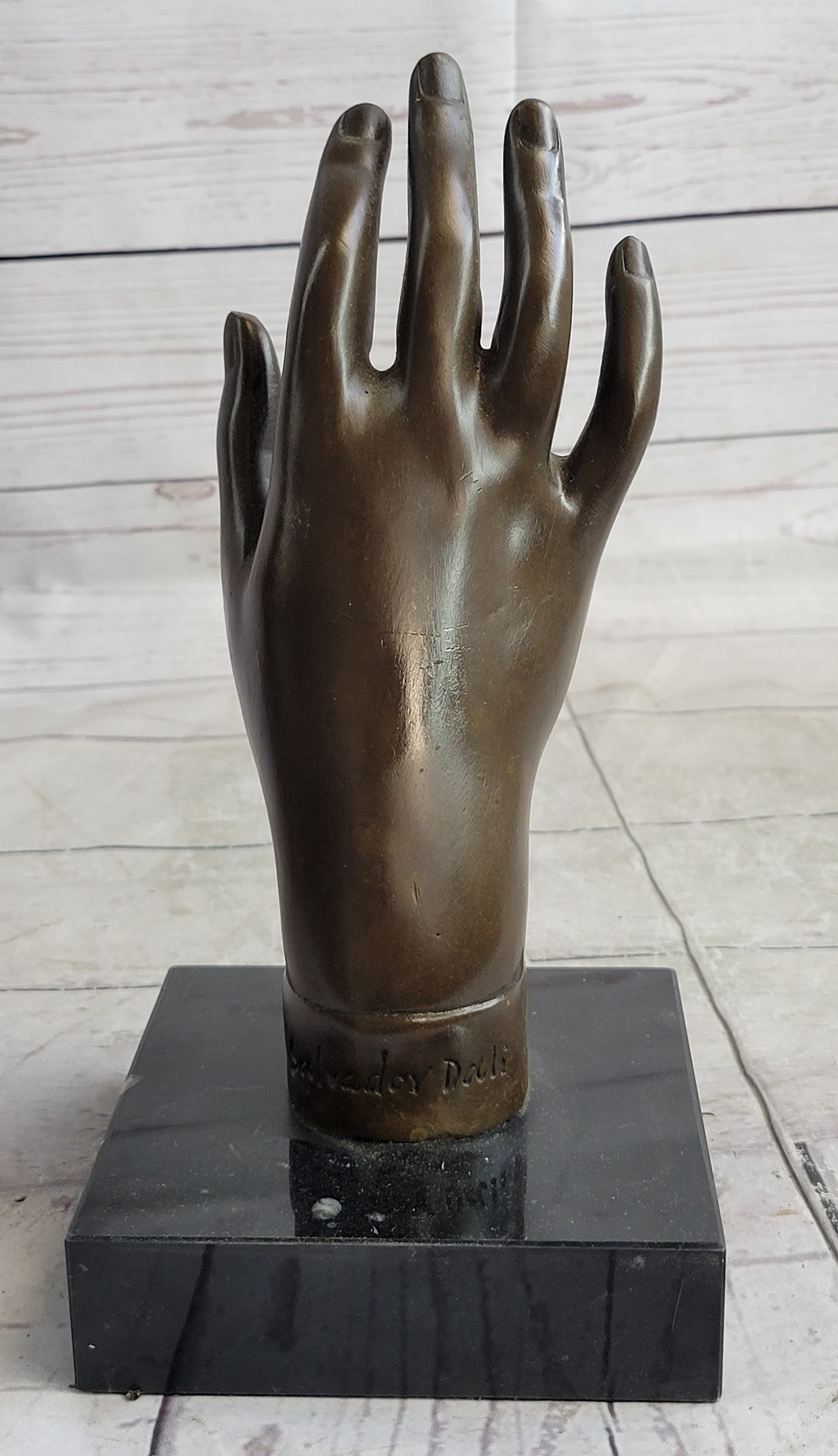 Hot Cast Salvador Dali Female Hand Genuine Bronze Sculpture