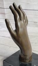 Hot Cast Salvador Dali Female Hand Genuine Bronze Sculpture