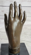 Hot Cast Salvador Dali Female Hand Genuine Bronze Sculpture