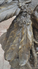 Carl Kauba Native American Indian Chief War Bonnet Bronze Bust