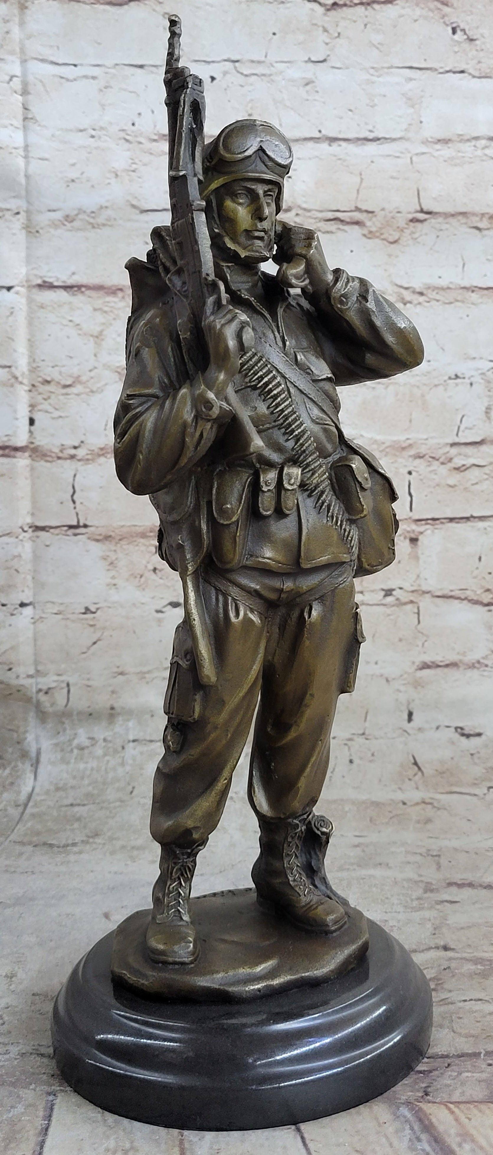 Bronze Unknown Soldier WW2 Staten Island NY War Memorial
