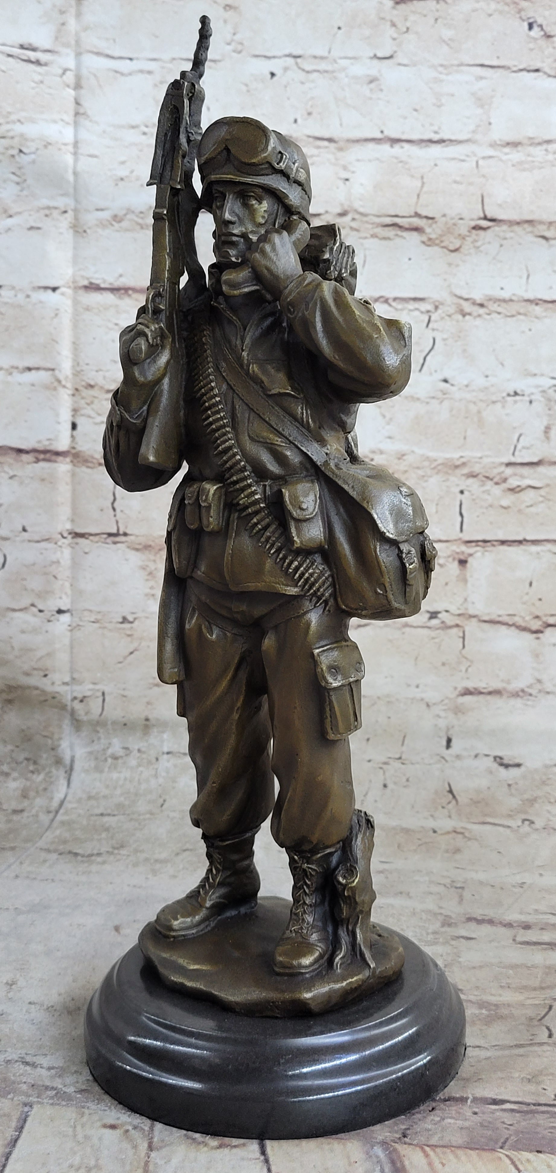 Bronze Unknown Soldier WW2 Staten Island NY War Memorial
